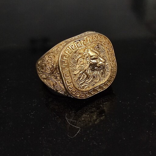 انگشتر شیر طلاروسی رنگ ثابت