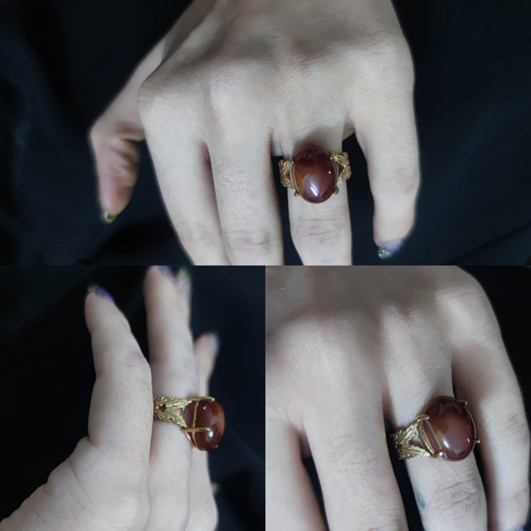 انگشترعقیق معدنی