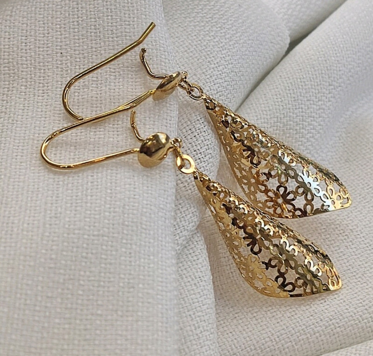 گوشواره استیل رنگ ثابت