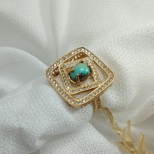 مشخصات قیمت وسفارش انگشترزنانه فیروزه نیشابور