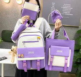 مشخصات قیمت وسفارش ست پنج تیکه کوله پشتی وکیف