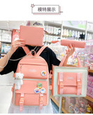 قیمت وسفارش ست پنج تیکه کوله پشتی وکیف عروسکی