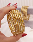 النگو زنانه طلاروس رنگ ثابت مدل کویتی