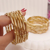 النگو زنانه طلاروس رنگ ثابت مدل کویتی