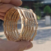 النگوی طرح طلا رنگ ثابت