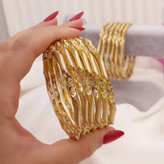 النگو زنانه طلاروس رنگ ثابت مدل کویتی