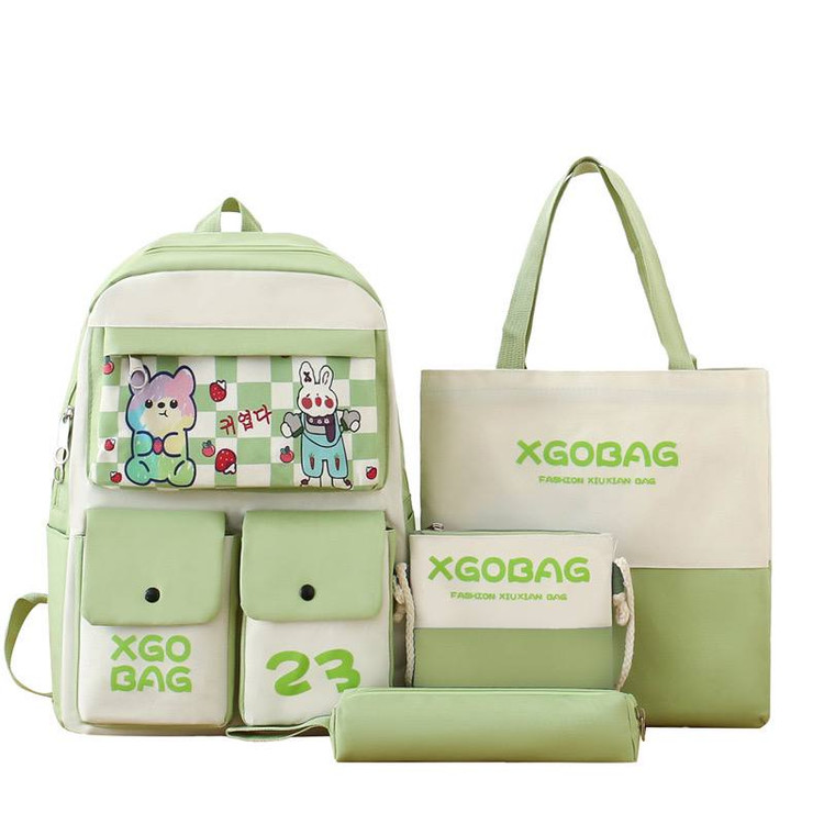 مشخصات وسفارش ست چهارتیکه کوله پشتی وکیف