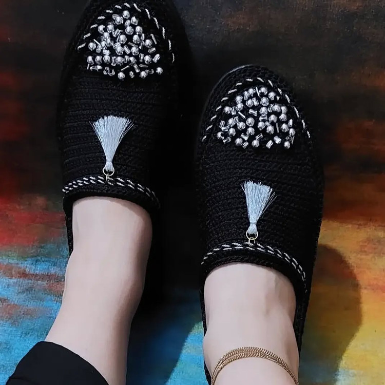 مشخصات وخریدکفش مکرومه بافی زنانه