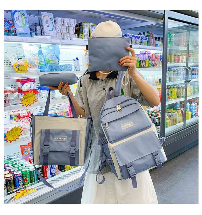 ست کوله پشتی وکیف چهارعددی پسرانه برزنت