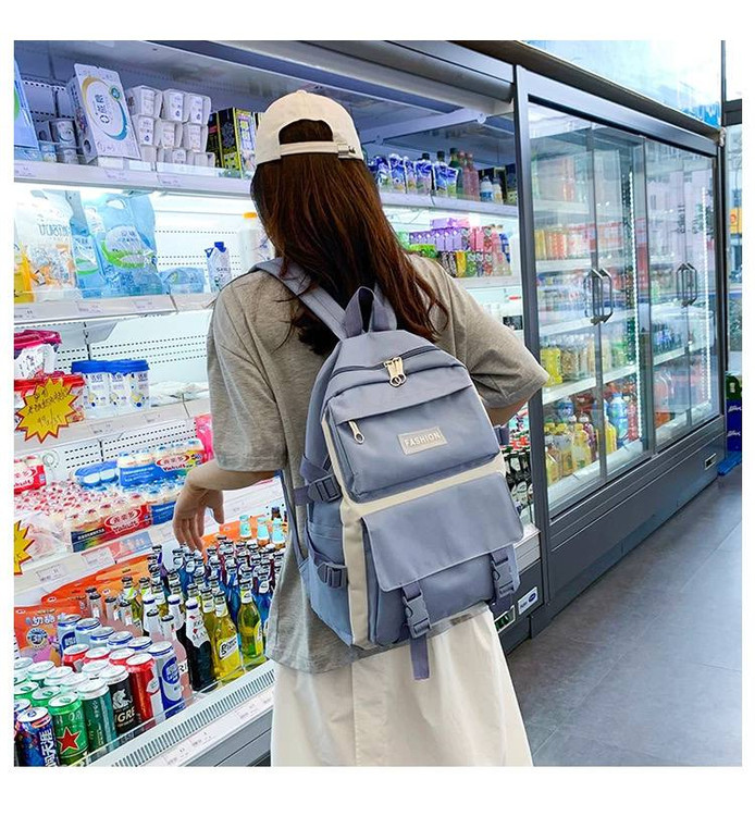 ست کیف وکوله پشتی برزنت ضداب مارک فشن