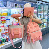 کیف وکوله پشتی دخترانه رنگ صورتی