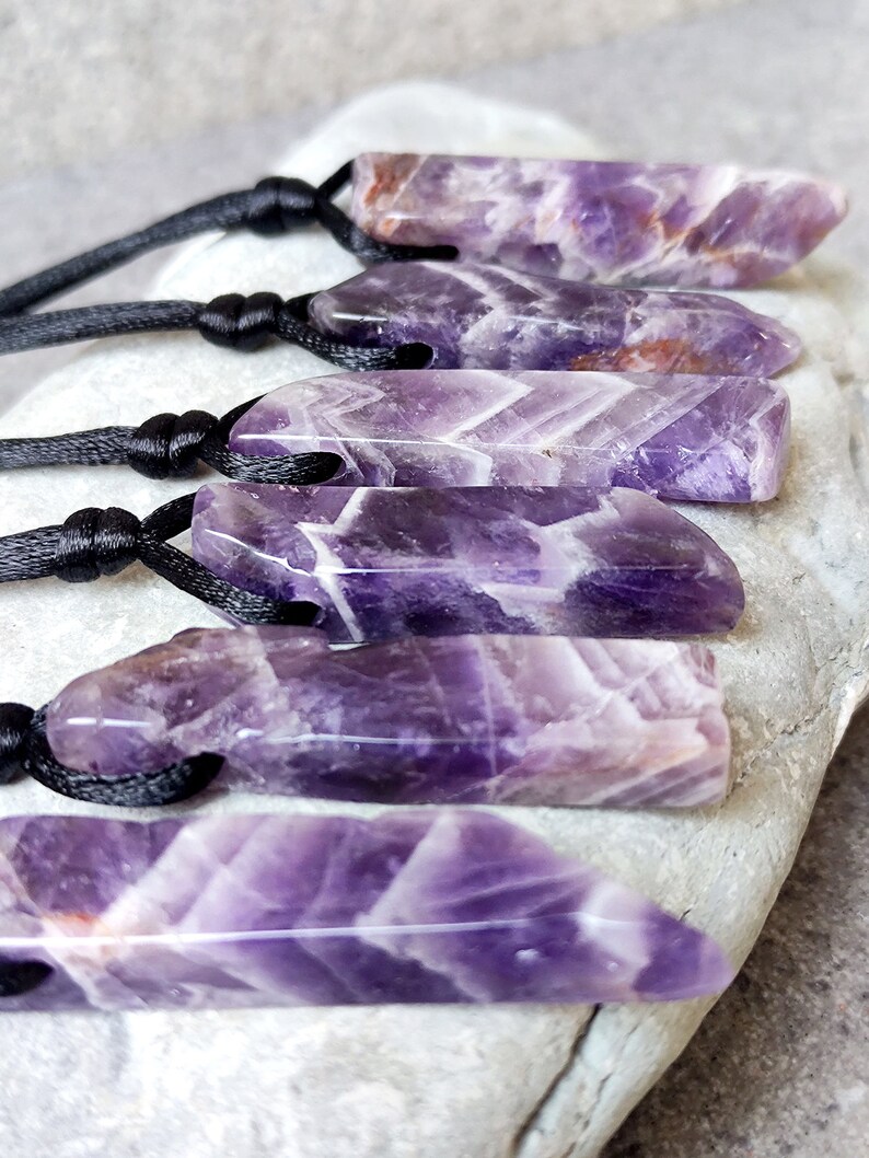 گردنبندسنگ آماتیست اصل ومعدنی