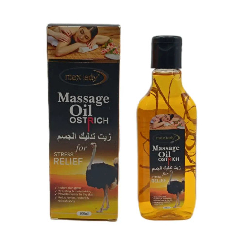 مشخصات قیمت وخریدروغن ماساژ شترمرغ برند مکس لیدی | MAX LADY