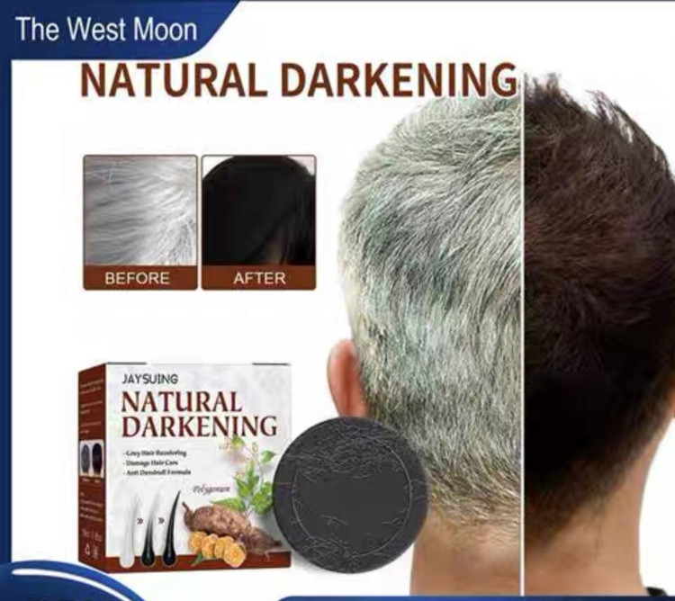 صابون شامپویی جادویی رفع سفیدی مو دائمی گیاهی