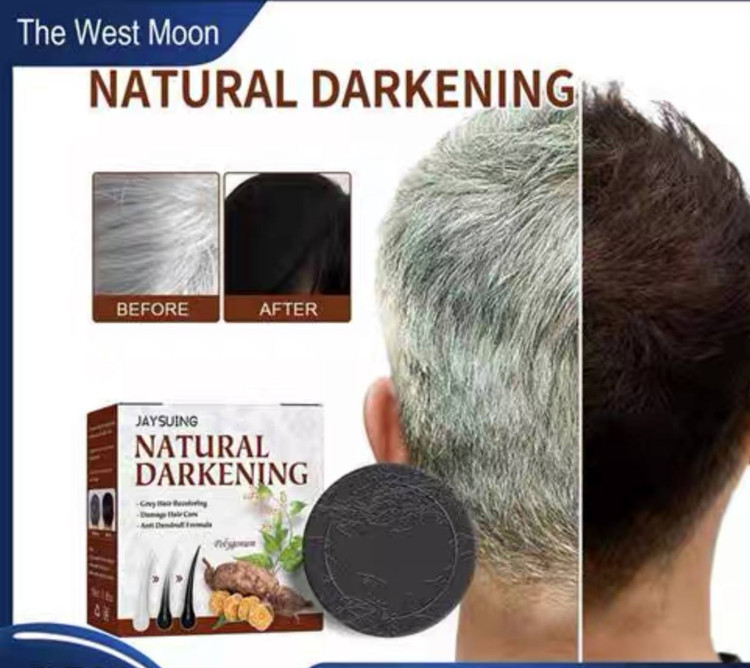 صابون شامپویی جادویی رفع سفیدی مو دائمی گیاهی