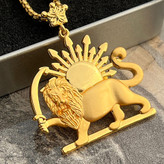 پلاک زنجیرشیرخورشیدمردانه