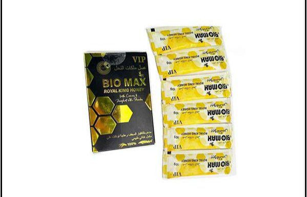 عسل تقویت قوای جنسی مردان بیومکس BIO MAX اصلی ۶ ساشه